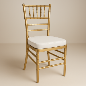 Chaise Chiavari en or