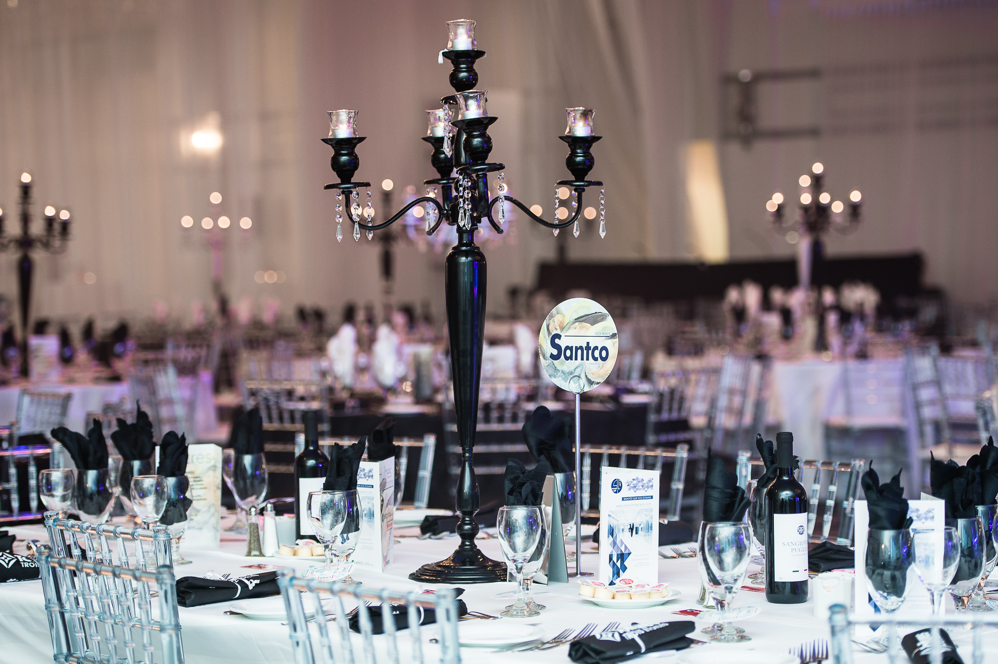 Table élégante pour un événement festif